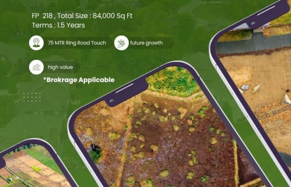 Green and White Modern Land Plot Sale Promotion Instagram Post – 1